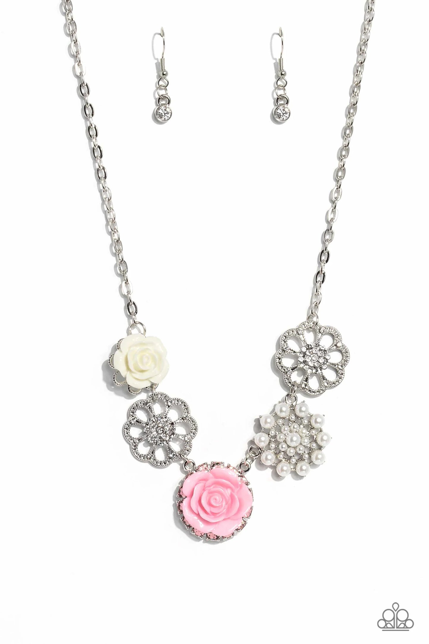 Tea Party Favors - Pink Necklace & Bracelet set
