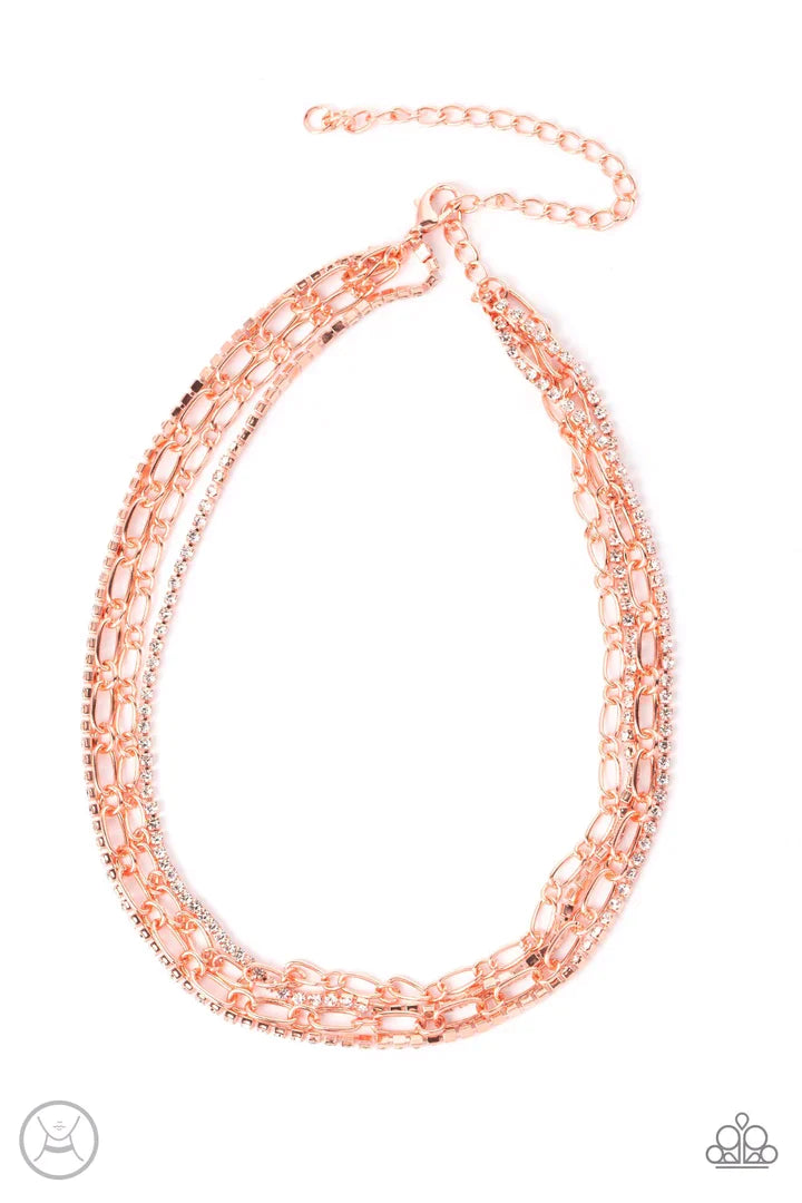 Glitter and Gossip - Shiny Copper Necklace