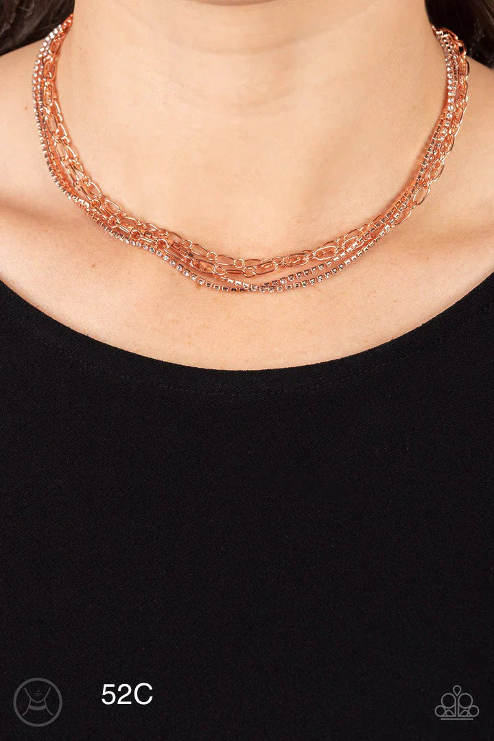 Glitter and Gossip - Shiny Copper Necklace