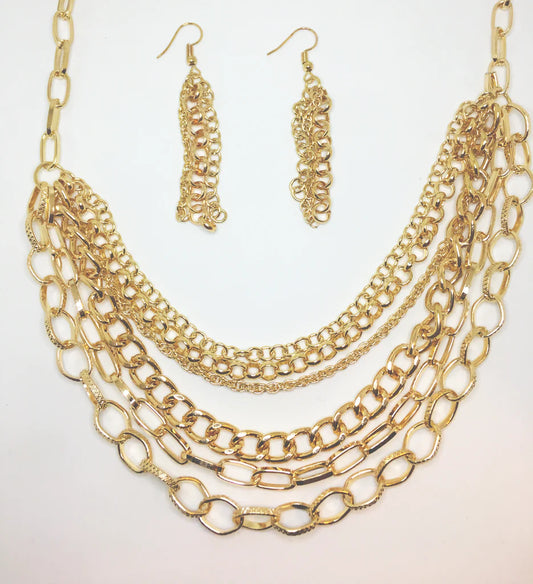 WORD ON THE STREET - GOLD NECKLACE