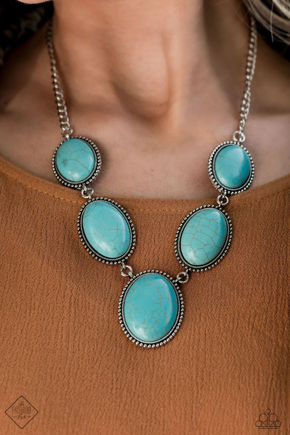 River Valley Radiance - Turquoise/Blue Necklace