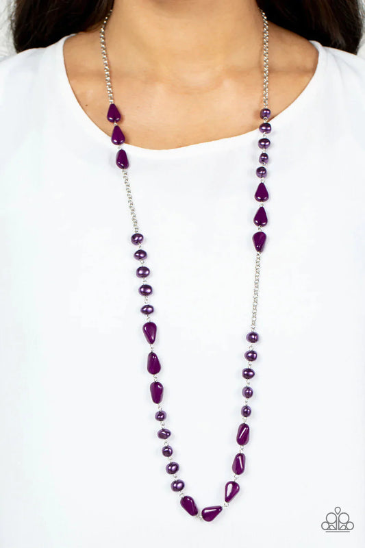 Juicy Gossip - Purple Necklace