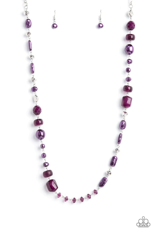 Juicy Gossip - Purple Necklace
