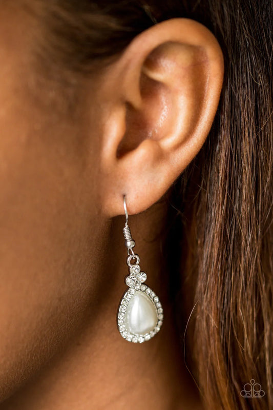 Millennial Matchmaker - White Pearl Earrings