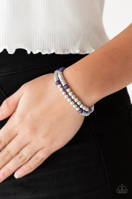 Downright Dressy - Purple bracelet