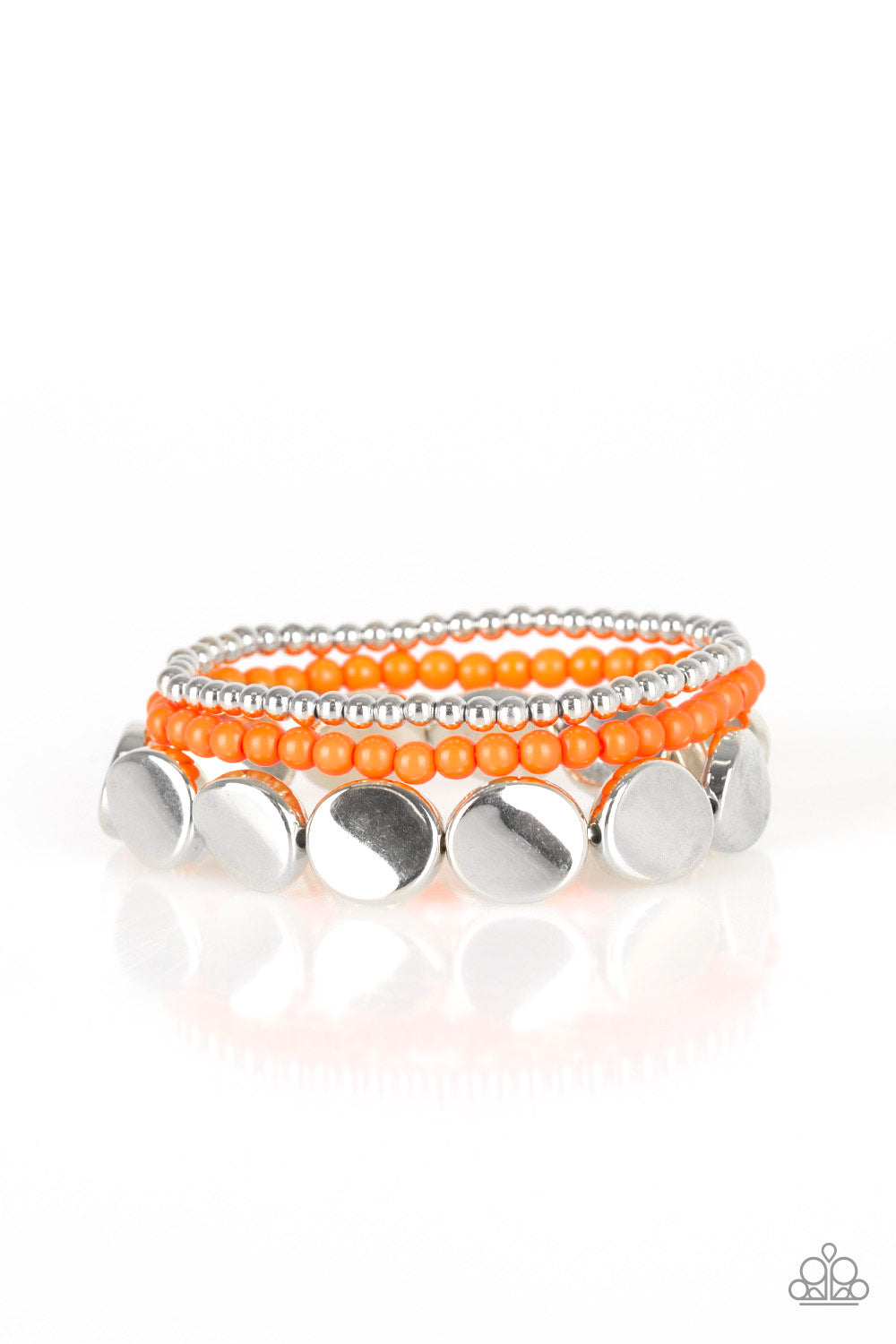 Beyond The Basics - Orange bracelet