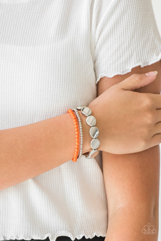 Beyond The Basics - Orange bracelet