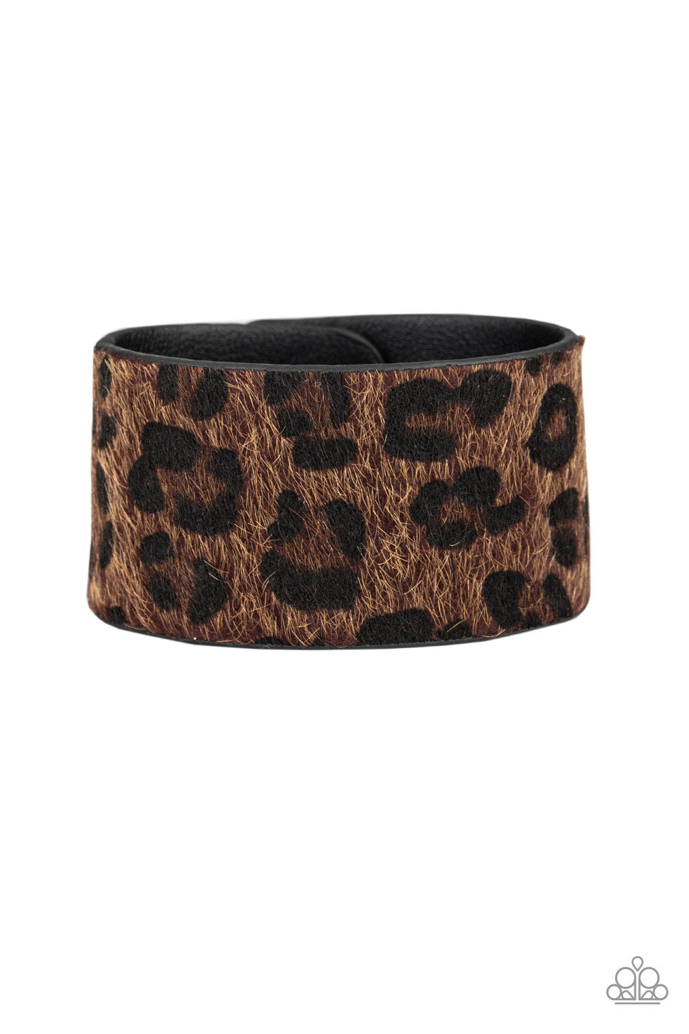 Cheetah Cabana - Brown wrap bracelet