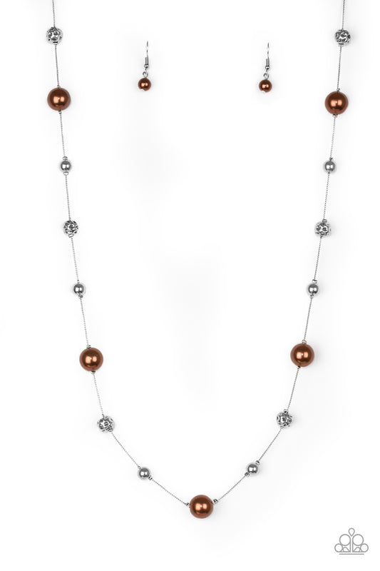 Eloquently Eloquent - Brown necklace