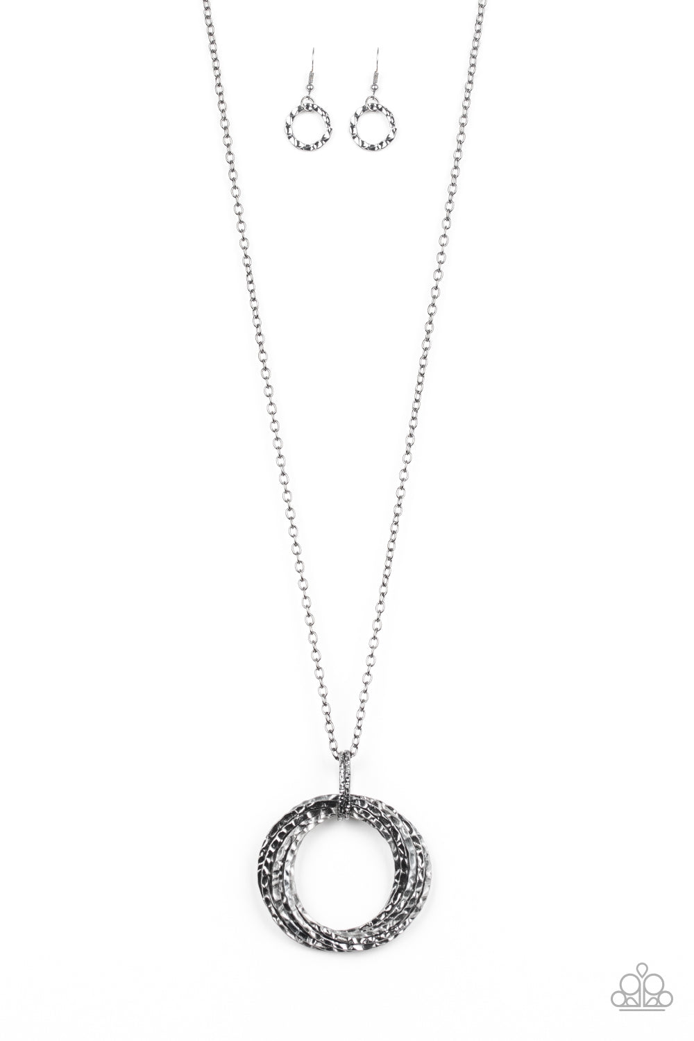 Metal Marathon - Black/Gunmetal necklace