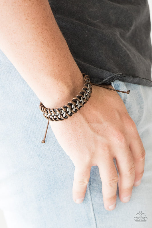 Racer Edge - Brown urban bracelet
