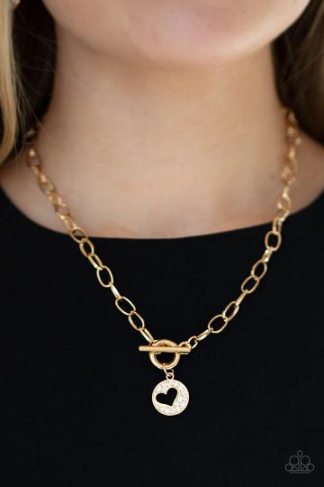 Heartbeat Retreat - Gold necklace