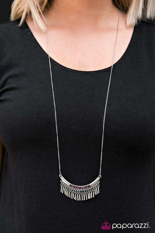 Calling All Goddesses - Purple Necklace
