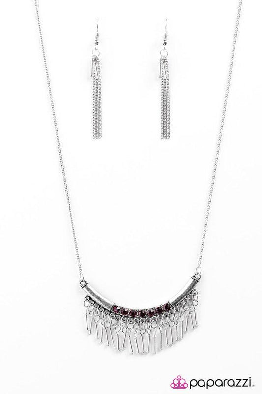 Calling All Goddesses - Purple Necklace