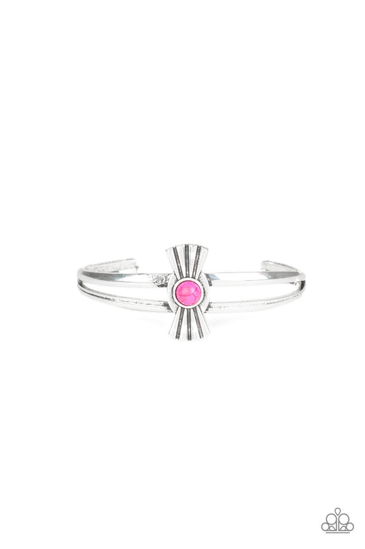 Adobe Sunset - Pink cuff bracelet