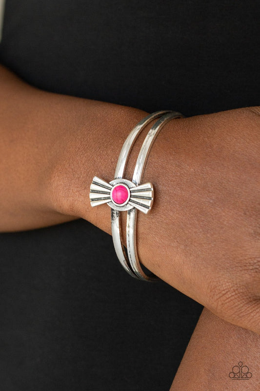 Adobe Sunset - Pink cuff bracelet