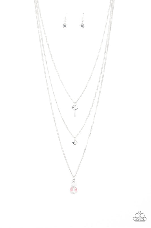 Secret Heart - Pink necklace set