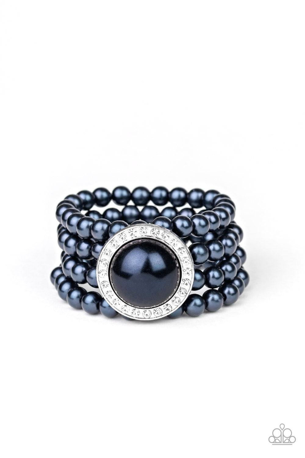 Top Tier Twinkle - Blue pearl bracelet