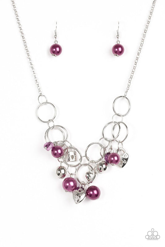 In A Bind - Purple  Necklace