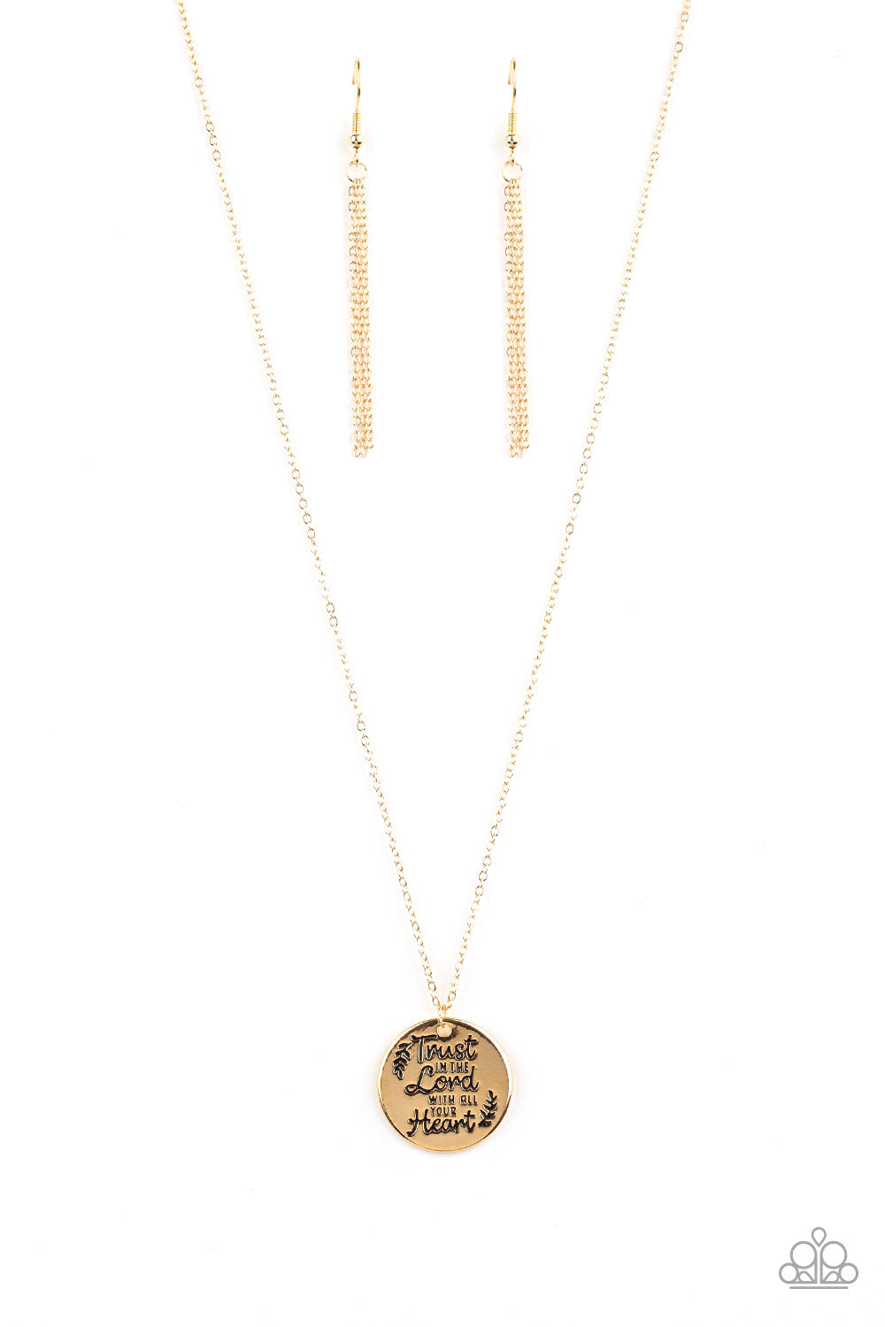All You Need Is Trust - Gold necklace