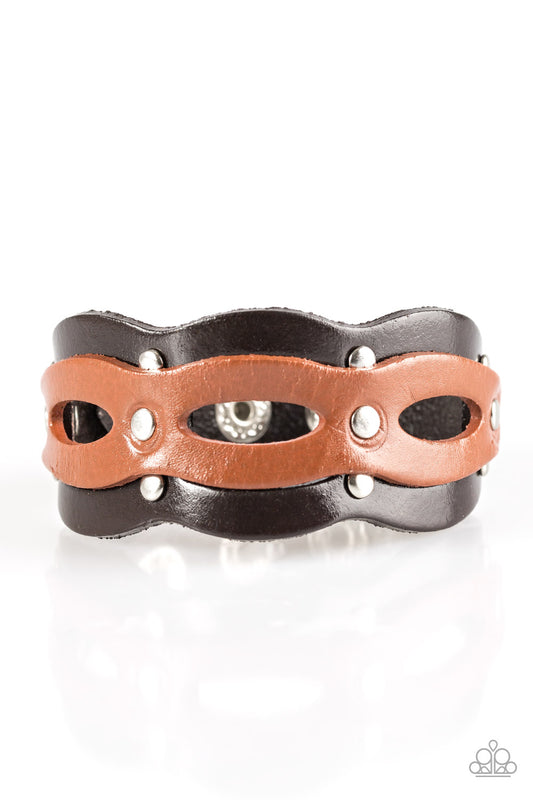 SPURS Of The Moment - Brown urban bracelet