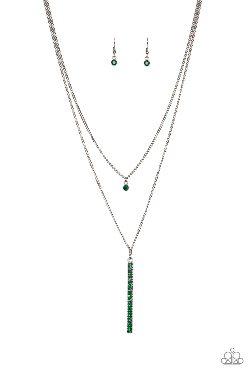 Stratospheric - Green necklace set