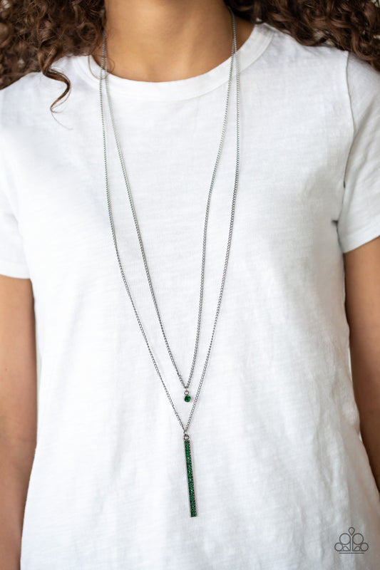Stratospheric - Green necklace set