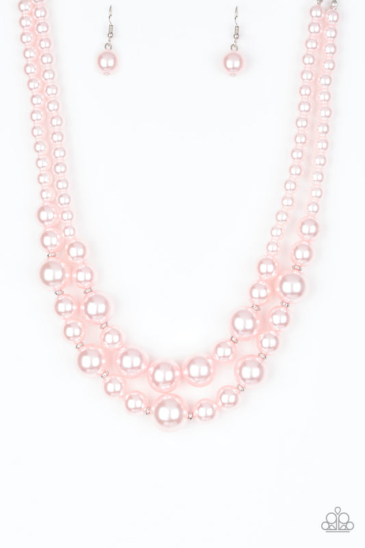 The More The Modest - Pink pearl necklace