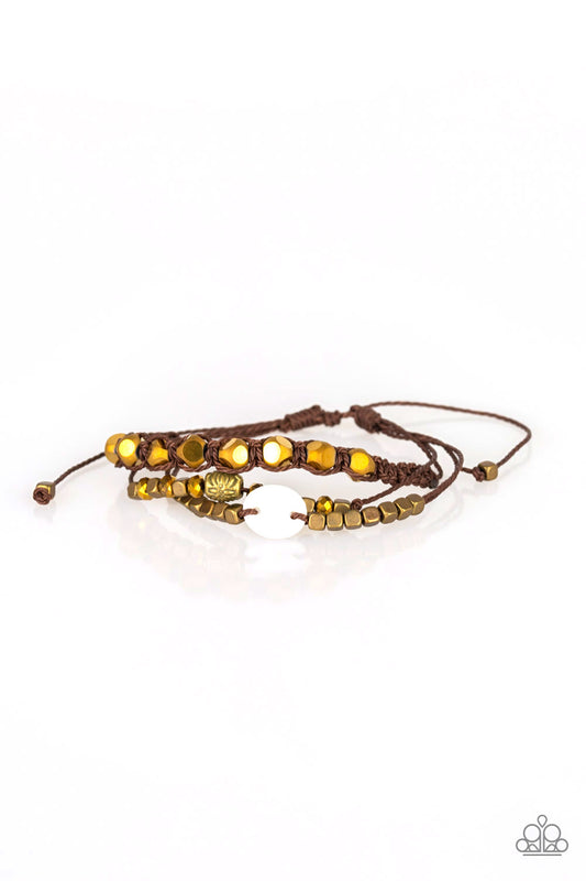 Trendy Tourist - Brass bracelet
