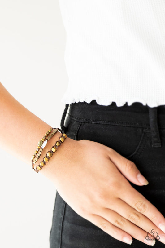 Trendy Tourist - Brass bracelet