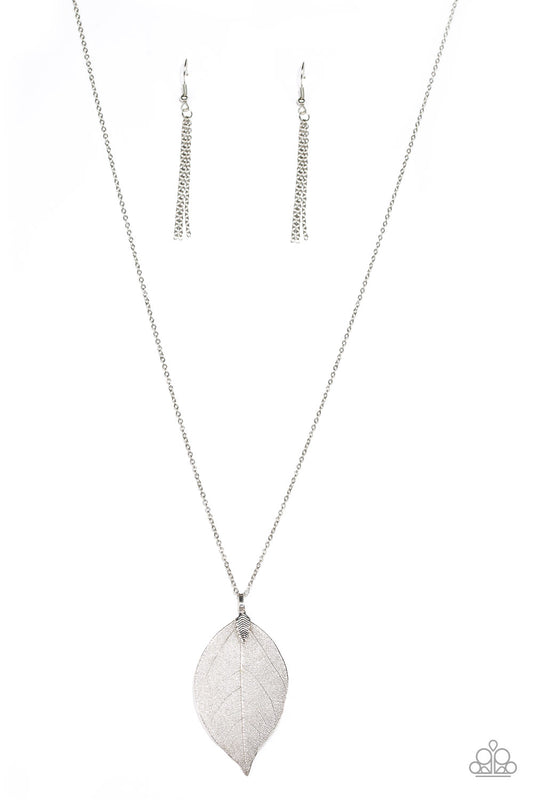Fall Foliage - Silver necklace