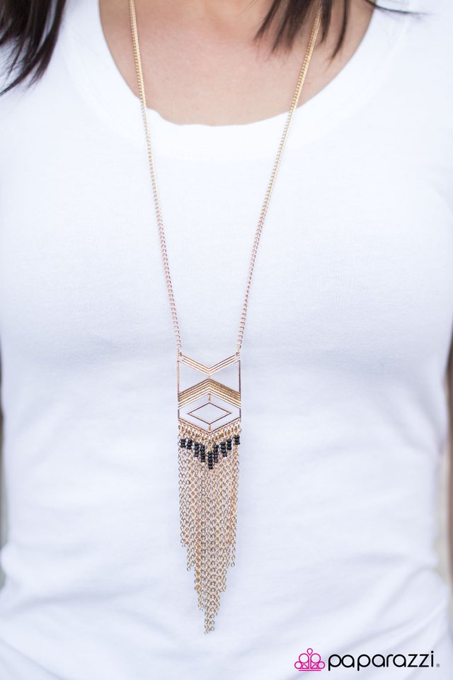 California Dreaming - Gold/Black necklace