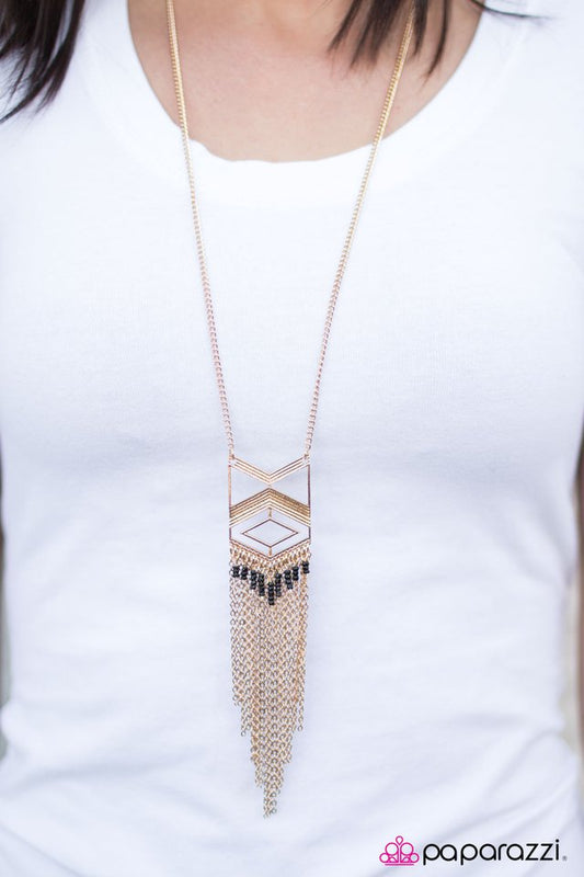 California Dreaming - Gold/Black necklace