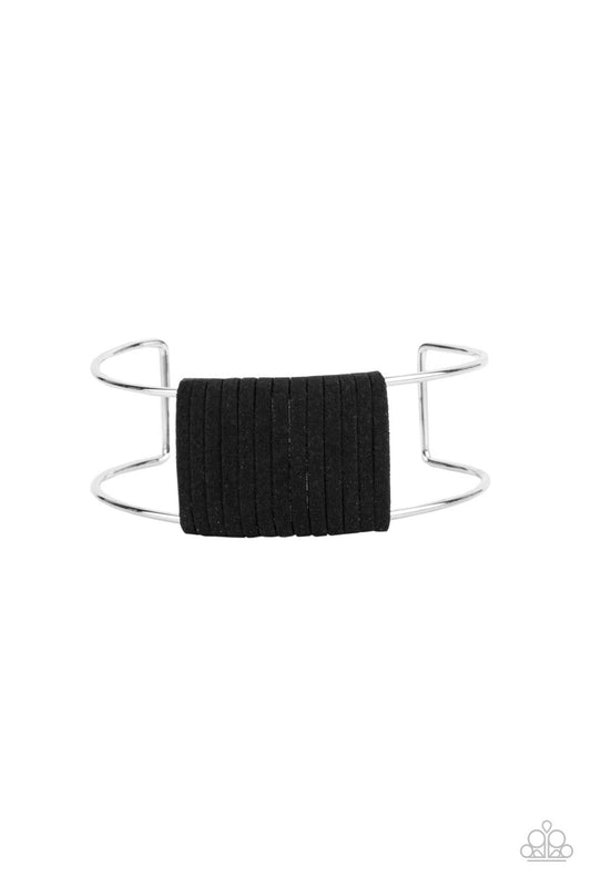 Free Expression - Black cuff bracelet