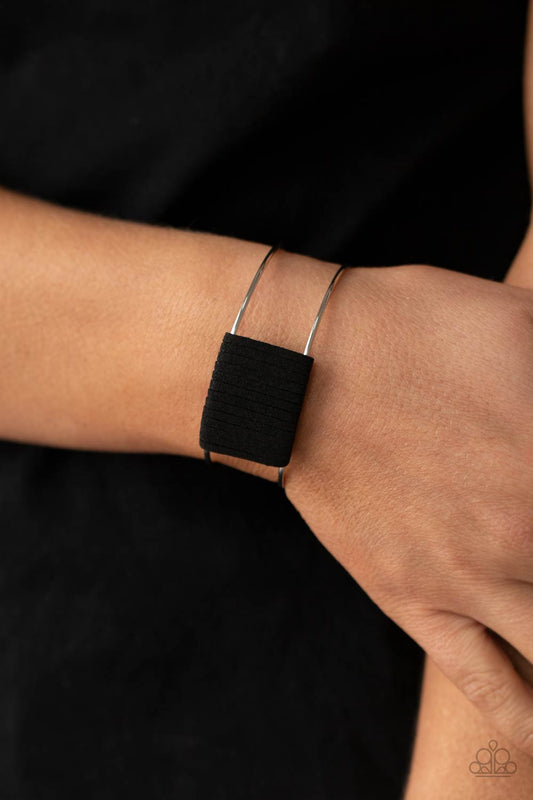 Free Expression - Black cuff bracelet
