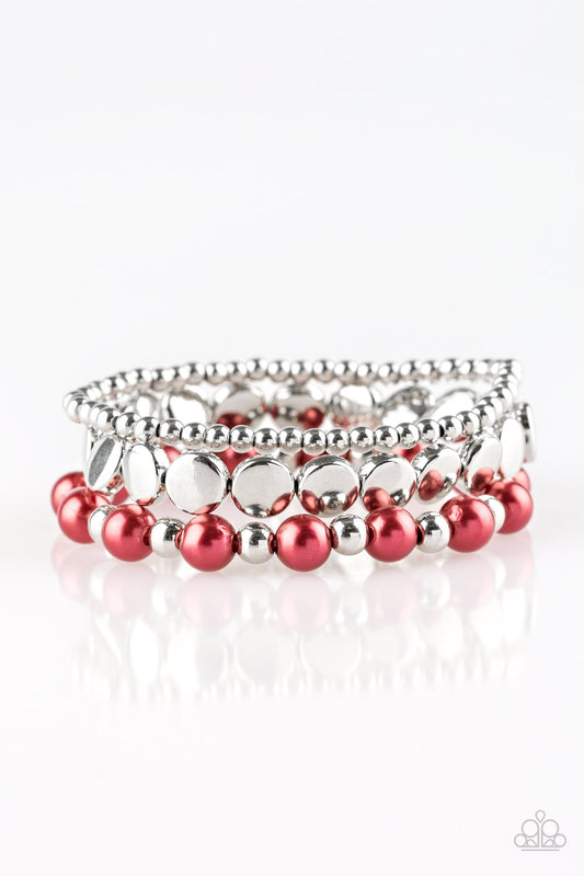 Girly Girl Glamour - Red bracelet
