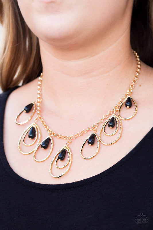 Rustic Ritz - Gold/Black necklace