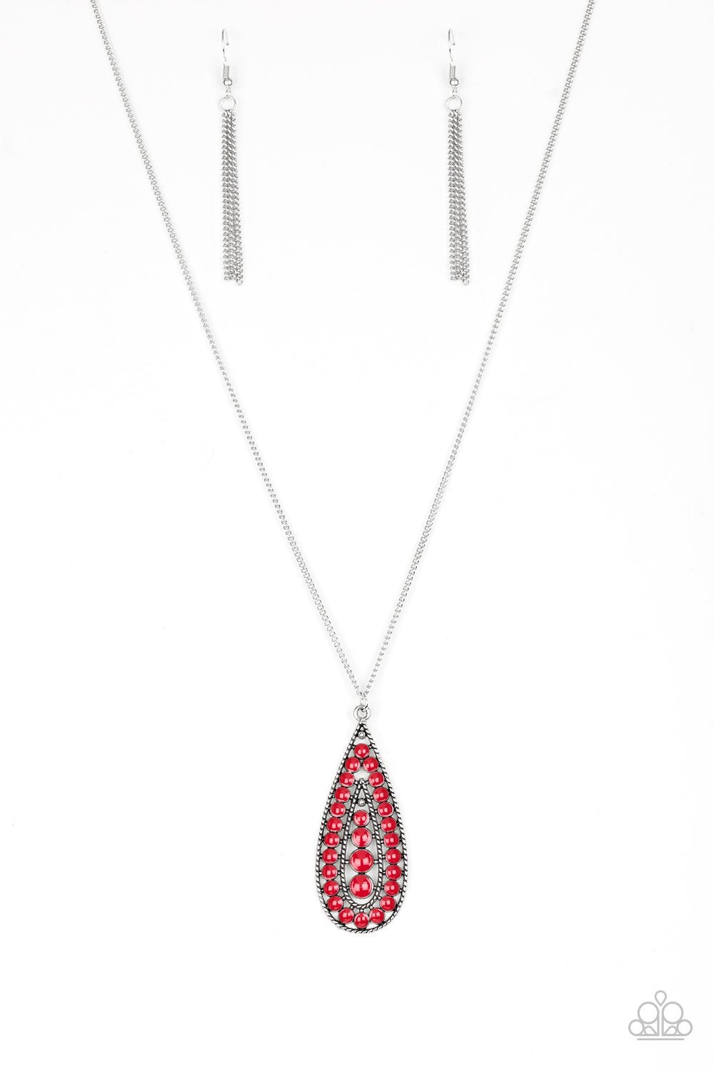 Tiki Tease - Red necklace