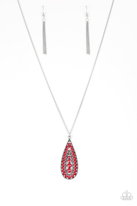 Tiki Tease - Red necklace