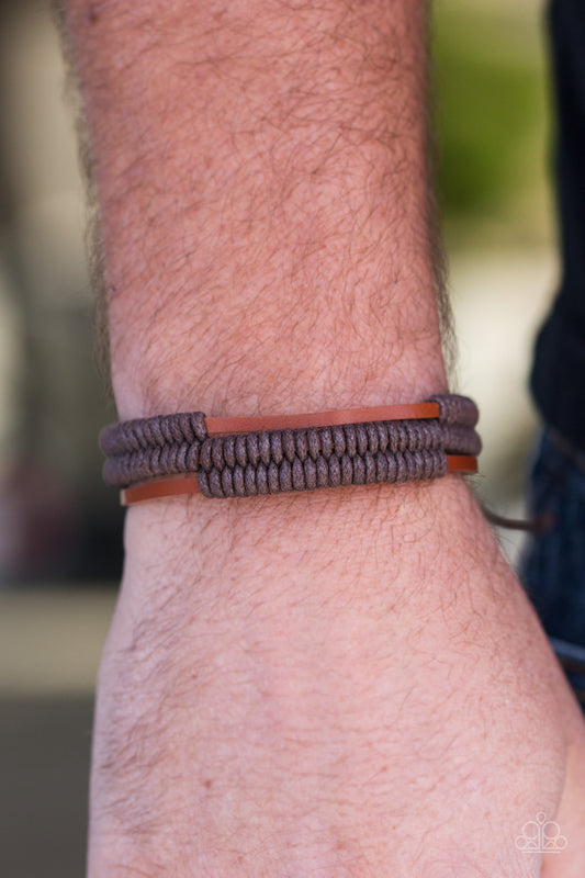 Trail Rage - Brown urban bracelet