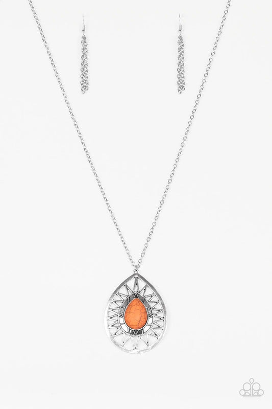 Summer Sunbeam - Orange Necklace