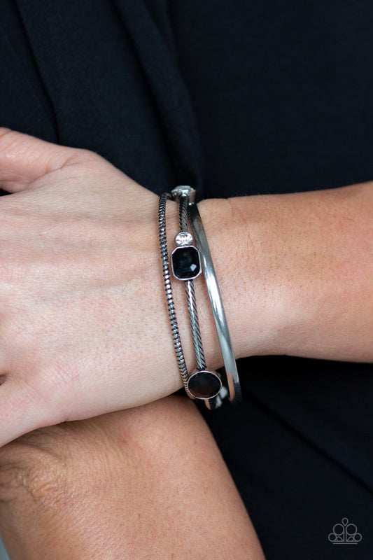 City Slicker Sleek - Black bracelet