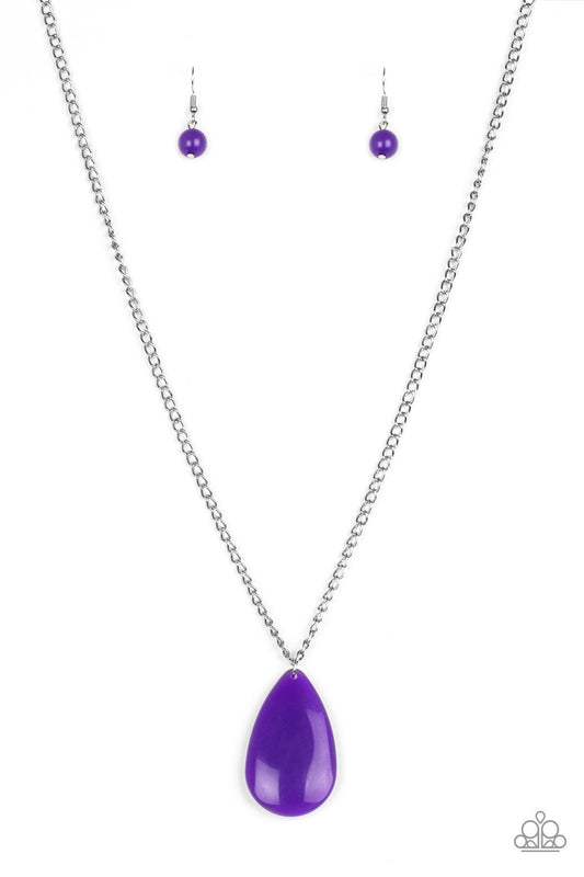 So Pop-YOU-lar - Purple necklace