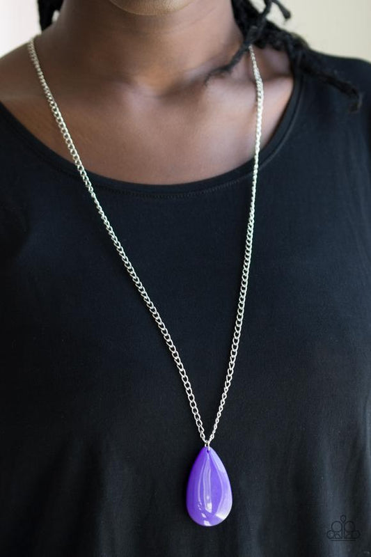 So Pop-YOU-lar - Purple necklace