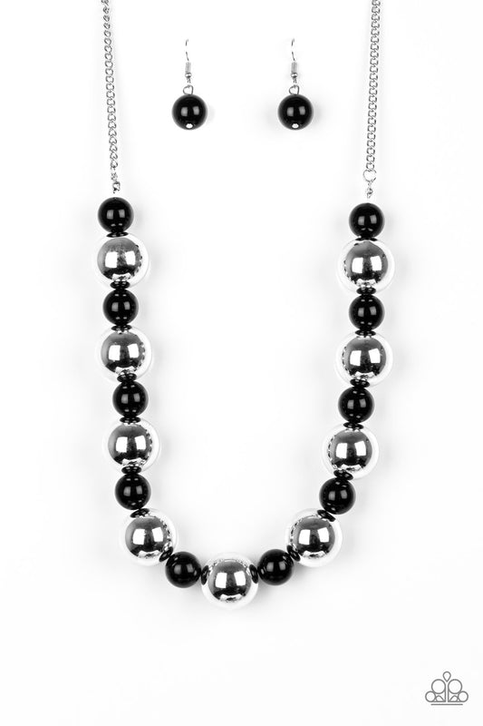 Top Pop - Black Necklace