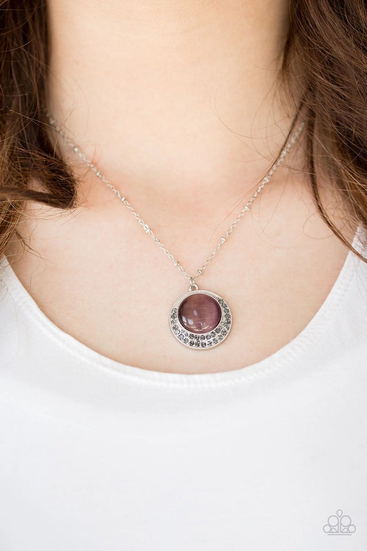 DREAM GIRL GLOW - PURPLE Moonstone Necklace