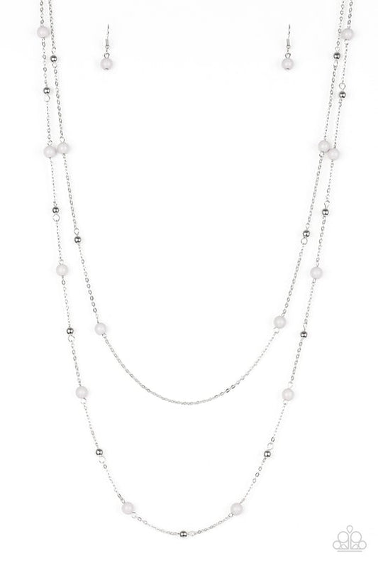 Beach Party Pageant - silver necklace