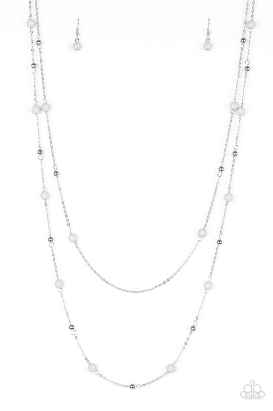 Beach Party Pageant - silver necklace