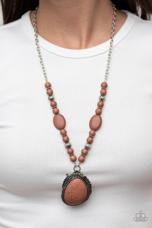 Southwest Paradise - Brown necklace