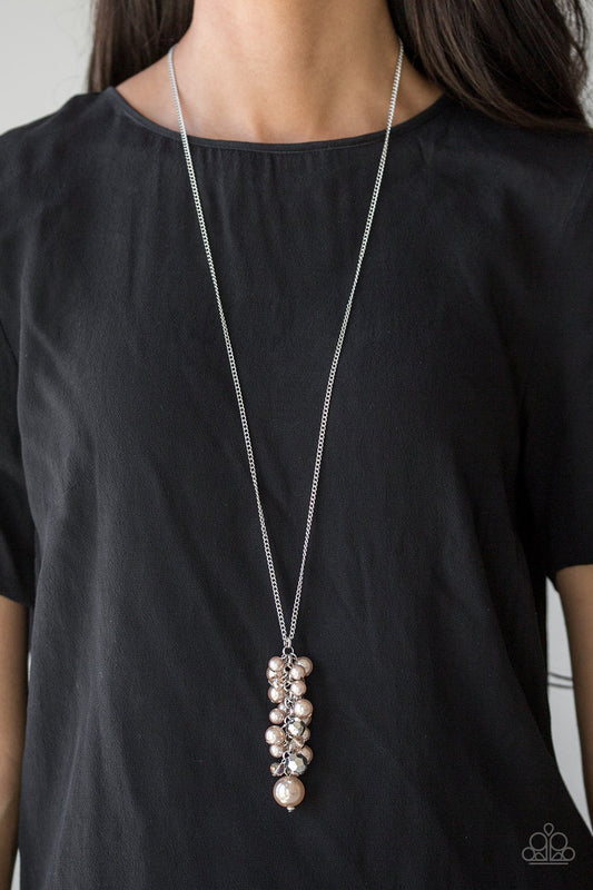 Ballroom Belle - Brown Pearl Necklace